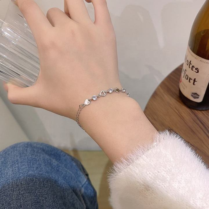 Korean%20Stylish%20Silver%20Heart%20Bracelet%20for%20Girls%20-%20Best%20Friend%20Bracelets,%20Cute%20Bracelet,%20Adjustable%20Bracelets,%20Simple%20&%20Fancy%20Charm%20Jewelry%20for%20Girls,%20Korean%20Bracelets%20for%20Women%20Trendy%20Chain%20Bracelets,%20Bracelet%20Set%20with%20Ring%20-%20Perfect%20Gift%20for%20Girls%20&%20Women%20-%20Image%204