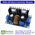 XL4016 200w 8A Buck Converter Module 4-36V to Adjustable 1.25-36V DC-DC Step Down Module By Electrica. 