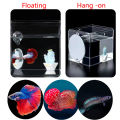 Acrylic Aquarium Betta Mirror Fish Tank Floating Round Mirror For Fish Betta Flowerhorn Cichlid Training 4cm/5cm/6cm/7cm/8cm/9cm. 