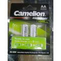 Camelion 1.2V AA 1000mAh Rechargeable Ni-MH battery. 