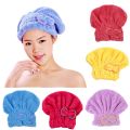 Hair Drying Wrap Towel | Super Absorbent Hair Drying Bath Towel Cap | Women Hair Cap Microfibers | Hair Drying Cap Towel | Quick Dry Bath Hair Drying Towel Head Wrap Hat | Microfiber Soft Dry Hair Wrap for Fast & Gentle Drying. 