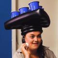 Inflatable Tricorne Coaster 6 Hole Inflatable Hat Floating Cup Holder Swimming Pool Party Supplies Ping Pong. 