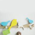 1PC European Retro Style Hanger Organizer DIY Simple Green Bird Wooden Tool Hook Wood Coat Retro Style Hanger Organizer Wall Mounts. 