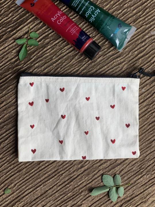 Easy%20Carry%20Customized%20Floral%20Handmade%20Pencil%20Case%20Geometry%20Pouch%20%20for%20School%20&%20University%20Girls%20%20Cloud%20Denim%20-%20Mini%20Pouch%20Pencil%20Case%20-%20Image%202