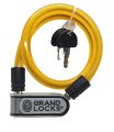 Grand Locks Wire Lock Heavy Duty for Safety wirelock Steel Wire inside For Motorcycle, Bike, Kitchen, Garage. 