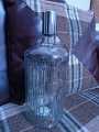 Billiard Bottle Eastern Design of ﻿ YAZD  Glass Milk, Water , Juice Bottle Beautiful Design  Made in  Iran  Ziba. 