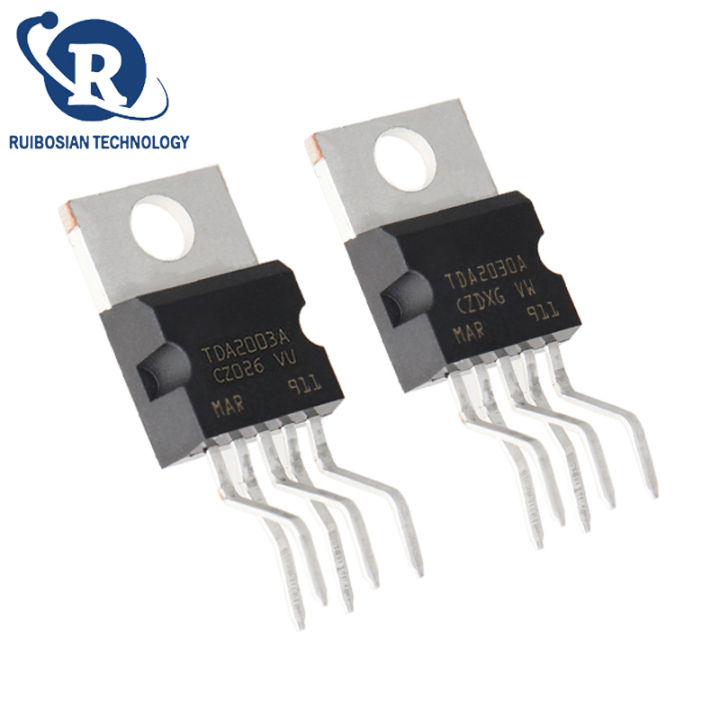 10PCS TDA2030/TO-220B TDA2003A TDA2050A linear audio amplifier TDA2030A short-circuit and thermal protection IC
