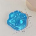 Kawaii Stress Relief Fidget Toy Ice Block Transparent Cube Squeeze Toy Mini Cat Paw Ice Cube Toys Party Favors. 