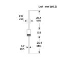 【All Of Me】Pcs RL207 Rectifier Diode 2A 1000V DO-15 (DO-204AC) Axial 2 Volt Electronic Silicon. 