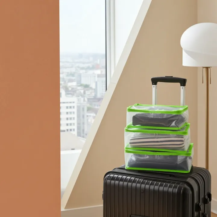 CUSTOMIZE%204Pcs%20Packing%20Cubes%20Travel%20Pouches%20Luggage%20Organiser%20Clothes%20Suitcase%20Storage%20Bag%20-%20Image%204