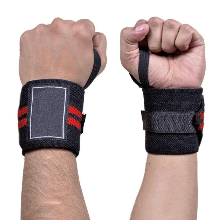 Wrist Wrap Weightlifting Wrist Wraps \ Wrist Grips Hand Wrap for Workout Fitness Training Fist Strap Flexible Stretchable Good Quality Product Adjustable Good Elastic (1 Pair)
