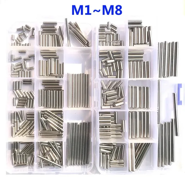 M1 M1.5 M2.5 M3 M4 M5 M6 M8 Cylindrical Pin Locating Dowel Set 304 ...