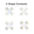 Rauf Traders 5 Pcs LED Strip Solderless 4PIN L/X Shape Corner Connector For RGB 3528 5050 Led Strip Light. 