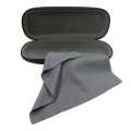 AlRashid Shopping Store Round Sunglasses Black Frame , Black Lens For man Woman Free Gift Box Clean Cloth. 