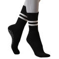 Anti-Slip Yoga Socks Stylish Breathable Lightweight Combed Cotton Socks Stretchable Fitness Accessories Stripe Socks for Yoga Practice Dance Classes Fitness Workouts Pilates Sessions Gym Exercises. 