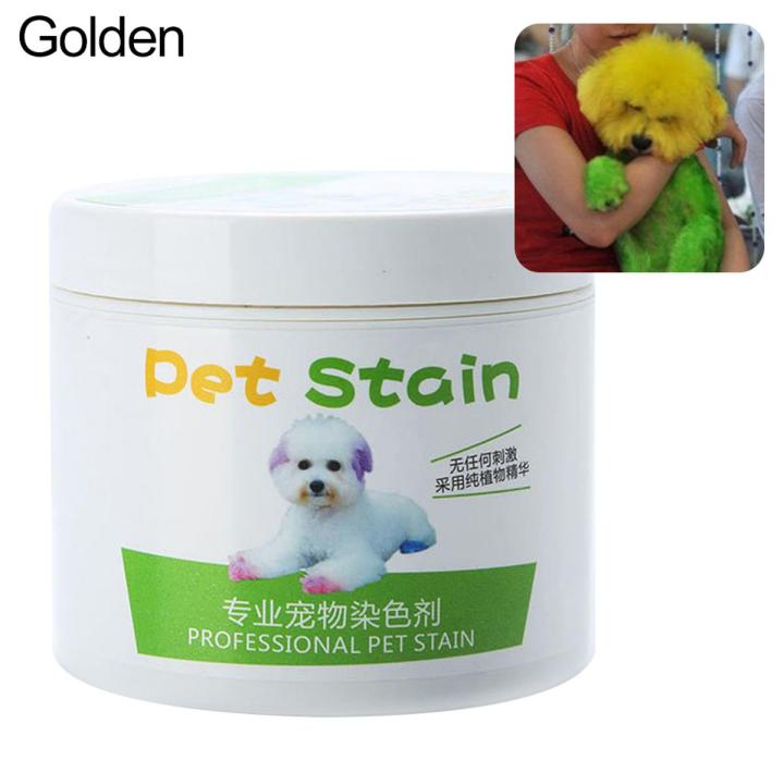 100ml Professional Pet Stain Anti Allergic Cat Dog Hair Dye Cream Coloring Agent