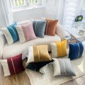 Modern Sofa Pillow Cover Sqaure Cushion Cover Decorative Stitching Pillowcase Office Car Seat Couch Decorations. 