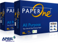 PaperOne Digital 80Gsm A4 Printing Paper ( 1 Box Pack of 5 Reams ) - a4 rim 80 gms - Indonesian imported. 