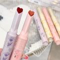 Long Lasting Waterproof Non-stick Cup Lip Tint Korean Lip Gloss Mirror Moisturizing Lip Glaze Lip Makeup Cosmetic Water Light Jelly Heart Shape Lipstick Pen. 