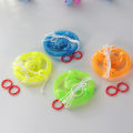 ODILOT Drawstring Flywheel Drawstring Flash Spinning Top Glow UFO Child Toy Childhood Gift. 