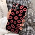 Girl Red Lips Kiss Phone Case For IPhone 15 8 7 6 6S Plus X SE 2020 XR XS 14 11 12 13 Mini Pro Max Mobile Case. 