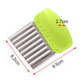 Wavy French Fries Cutter Stainless Steel / Potato Slicer / Vegetable Chopper / Veggie Slicer / Durable Kitchen Gadgets Cutter Art # SS-PS01. 
