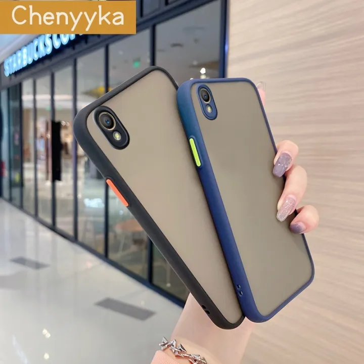 chenyyka%20For%20OPPO%20A37%20OPPO%20A37F%20Case%20Transparent%20Frosted%20Hard%20Back%20Cover%20Lens%20Camera%20Protection%20Phone%20Case%20Edge%20Full%20Cover%20Case%20Fall%20Protection%20Sleeve%20-%20Image%203