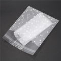 600Pcs Frosted Cute Dots Plastic Pack Candy Cookie Soap Packaging Bags Cupcake Self Adhesive Sample Bag 10cm. 
