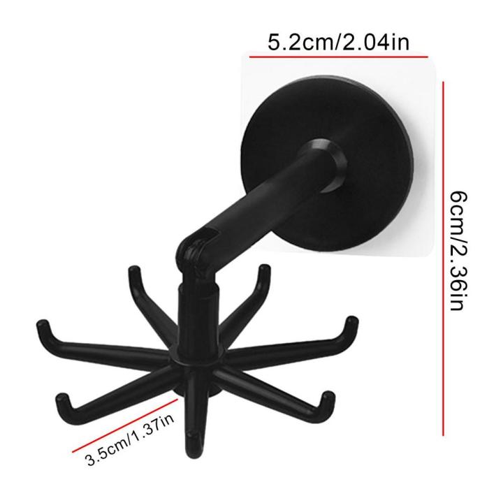 360%20Degrees%20Adhesive%20Hook%20Kitchen%20Bathroom%20Storage%20Hanger%20Wall%20Hanging%20Cabinet%20Shelf%20Rotating%20Folding%20Hooks%20Foldable%20Rotatable%20Mounted%20Organizer%20Holder%20Moisture%20Proof%20Swivel%20Seamless%20Hangers%20Mount%20Adhesive%20Strong%20Bearing%20Manual%20Detachable%20-%20Image%208