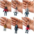 Skibidi Toilet Keyring Skibidi Toilet Anime Skibidi Toilet Keychain Skibidi Bop Bop Tv Man Camara Man Skibidi Dop Toy Pendant Trinket PVC Skibidi Toilet PVC Keyring Key Ring Gift. 