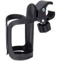 Bike Cup Holder Stroller Bottle Holders Universal 360 Degrees Rotation Antislip Cup Drink Holder for Baby Stroller Pushchair Bicycle Wheelchair Walker Motorcycle - Black. 