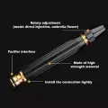 High Pressure Water Spray Nozzle Hose Pipe Adjustable Metal Spray Nozzle Water Pressure Booster Water Spray Gun for Car Wash cleaning & Gardening Water Pressure Nozzle. 