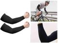High UV Sun Protection Arm Sleeves - UPF 50 Compression Cooling Arm Cover for Men & Women Unisex Sleeves Cooling Arm Sleeve Muffs Super Arm Cover. 