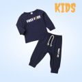 Realboss- Full Sleeve Tracksuit For Children, Kids Track Suit For Winter (T-Shirt + Trouser) - Keep Your Kids Warm And Stylish With A Full Sleeve Tracksuit. 