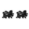 Stainless Steel Ear Tunnels Plugs Ear Stretchers Expanders 1.6-10mm Set of 32Pcs Black. 