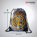 Traverse  Real Madrid Drawstring Bags For Girls / Bags For Kids / Bags For Boys with Quality strings- Digitally printed by on strong polyester fabric Bags hand bag for girls bags for girls. 