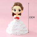 PinShang YNC Disney Princess Figure Cute Figures Collectibles Snow White,Bella,Elsa,Sophia,Ariel Figure Cake Toy Topper Gift. 