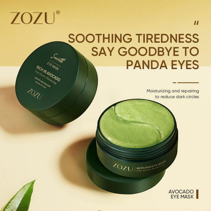 ZOZU Deep Nourishing Eye Skin Care Moisturizing Avocado Eye Mask For Dark Circles 60 pcs ZOZU91871