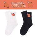 Anime Chainsaw Man Cosplay Socks Pochita Black White Soft Summer Sport socks. 
