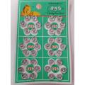 2 pack of Tich Button - Press Button - 36 Pieces. 