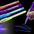 INVISIBLE INk WRITING PEN-Magic Pen-Cheating pen-pack of 2. 