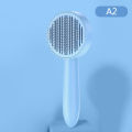 Cat Brush Pet Comb Self Cleaning Slicker Brush Remove Hair Grooming. 