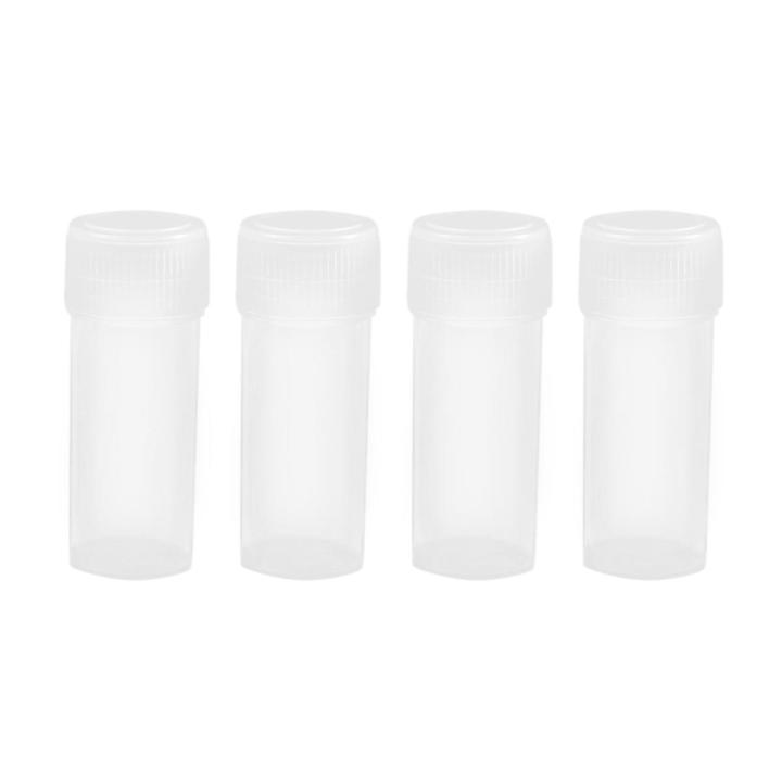 200 Pcs 5Ml Plastic Sample Bottles Potable Clear Storage Case