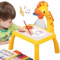 Kids Mini Led Projector Drawing Board Baby Learning Educational Table Picture Tools Painting Interest Toy Boys Girls Birthday Gift. 