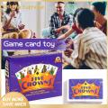 Enigma- Portable Card Game Fun Educational Five Crown my Card Game for Family Game Night Perfect for Kids Adults Multiplayer Interactive Toy d Game Playing Card Game. 