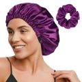 Satin Silk Hair Bonnet Cap for Sleeping Hair Bonnets for Women Curly Natural Hair Luxury Bonnet Silk Cap for Women Adjustable Plastic Silk Bonnet Cap For Girls Silk hair protection bonnet, Satin hair protection bonnet. 