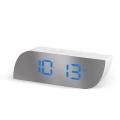 Digital Mirror Clock LED Night Lights Temperature Snooze Function Alarm Clocks USB Table Desk Clock Home Decor Battery Use. 