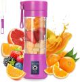 USB Rechargeable Juicer Blender - 380ml - USB Rechargeable Blender Mixer - Juicer Bottle Cup for Juice, Citrus, Lemon, Vegetables & Fruits. 