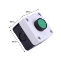 Weatherproof Green Push Button Switch One Button Control Box for Gate Opener. 