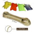 10 Meter PVC Coated Steel Anti-Rust Wire Rope Washing Line Clothesline with 2 Plastic Hooks – 1 Piece for for Drying/Hanging Clothes. 